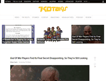 Tablet Screenshot of kotaku.com